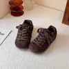 Zapatillas infantiles estilo coreano, nueva colección primavera/otoño 2026, zapatos casuales para niñas, zapatillas de skate para niños, zapatos para bebé de suela blanda, zapatos estilo Forrest Gump
