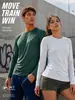 Comercio exterior talla europea camiseta de manga larga con cuello redondo para hombre, camiseta suelta de secado rápido transfronteriza personalización, diseño personalizado OBM/ODM