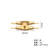 Ventas de hebilla de flor 26*16*0.5 hebilla de cierre de caja de madera hebilla de cierre de caja de regalo hebilla de cierre de caja de embalaje hebilla de cierre pequeña de hierro hebilla de flor