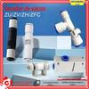 Gerador de pressão negativa passante ZU0507LS tubo de conexão pneumática ZH13D gerador de vácuo tubular ZV/VML1006