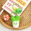 Llavero de Resina con Cuentas Hecho a Mano de Verduras y Frutas Decoración para Taza Colgante Lindo para Bolso Femenino Colgante de Moda Regalo