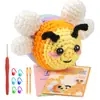 Paquete de Materiales de Crochet Más Vendido de Amazon Serie de Animales Hilo Worsted Crochet Regalo Navideño Juguete Video en Inglés