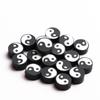 Acessórios de jóias peça de cerâmica macia mão frisada Tai Chi flor pulseira colar brinco acessórios resina diy material