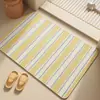 Alfombra de suelo absorbente de baño de moda, felpudo antideslizante para entrada de baño, alfombrilla de suelo de tierra de diatomeas para baño del hogar