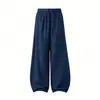 2026 Estilo Chino Verano Nuevo Hombres Delgados Color Sólido Holgados Casuales Pantalones Moda Juvenil Rectos Largos Pantalones