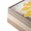 Venta Directa de Fábrica Marco de Fotos de Aleación de Aluminio con Textura de Madera con Líneas Cortadas a Medida y Chapa de Madera Nogal Negro Montaje para Marcos de Pintura al Óleo