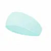 Diadema de Color Sólido de Estilo Europeo y Americano con Ala Ancha Yoga Antideslizante Deportiva Elástica para Hombres y Mujeres Correr Fitness Cinta para el Cabello Diadema