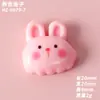 Conejo de Dibujos Animados Zanahoria Resina DIY Accesorios para Joyería Funda de Teléfono Crocs Pinza para el Cabello Botella de Agua Pegatinas Decoración Venta al por Mayor