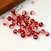 Fornecimento Direto da Fábrica Contas Redondas de Vidro Transparente de 8mm Contas de Vidro Transparente Gelo Contas Soltas Material para Pulseira DIY Feita à Mão