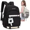 Mochila Transfronteriza para Estudiantes Nuevos Estudiante de Preparatoria Alta Apariencia Chica Bolso de Doble Hombro Reducción de Carga Protección de Columna Estudiante de Secundaria Mochila de Moda