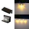 Luz Solar para Escalón, Luz para Jardín Exterior, Luz para Barandilla, Luz para Escalón, Luz para Valla, Luz Decorativa para Escalera, Luz para Valla de Pared