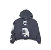 Enfants Riches Deprimes Ss24 Erd American Tendência Bolsos Canguru Calça Moletom com Capuz e Zíper Manga Longa