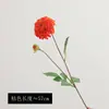 2 flores de diente de león artificiales para arreglo de escena, decoración de boda, dalias, crisantemos de bola, flores secas, flores artificiales