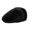 Chapéu Quente para Homens no Inverno, à Prova de Frio, à Prova de Vento, Forrado com Fleece e Espessado, Boné de Baseball com Proteção para Orelhas para Pais no Inverno, Boné com Aba para Meia-Idade e Idosos