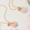 Explotaciones transfronterizas BFF buen amigo traje de dos collares adecuado para dos niñas pequeñas collar infantil lindo