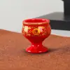 Taza de Ofrenda Dios de la Riqueza Taza de Ofrenda Buda Taza Familia Inmortal Taza de Vino Buda Cerámica Pintada Traer Riqueza y Tesoro Taza de Ofrenda Taza de Tributo Envío Gratis