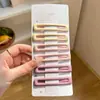 Presilha de Cabelo Exquisita com Franja Lateral Fosca para Mulheres, Acessório de Cabelo para Fios Soltos, Novo Modelo 2026, Grampo Reto, Presilha para Franja, Novo Produto