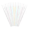 100 Piezas/Paquete de Bolsita de Varilla de Cristal para Pestañas Bastoncillos de Algodón Desechables Palo Limpiador de Cabeza Pequeña Cepillo Micro Maquillaje Multifuncional con Punta