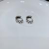Corea del Sur Puerta Este Estrellas de Personalidad Tablero de Ajedrez Blanco y Negro Pendientes Mujer Ins Celebridad de Internet Moda Pendientes Modernos Nuevo Venta al por Mayor