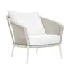 Sofá de ratán para exteriores Silla de ocio impermeable para patio balcón al aire libre estilo nórdico Muebles de diseño Arte Combinación de sillas de ratán
