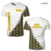 Comércio exterior transfronteiriço Amazon AliExpress Hot Selling Europeu e Americano Masculino Juventude Esportes Impressão Digital 3DT Camiseta de manga curta
