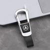 Cross-Border Business Car Keychain Masculino Simples Personalizado Chaveiro Chave Do Carro Corda De Couro Duplo Anti-Riscos Durável High-end
