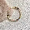 "Ritmo da Manhã Levemente Pintado" Pulseira Estilo Étnico Pérola Olho de Gato Casca de Coco Feminina Retro Nicho Temperamento Pulseira de Presente