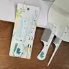Peine para Bebé Niños Animal de Dibujos Animados Niña Estudiante Peine de Peluquería Portátil Dientes Finos Cola Puntiaguda Set de 2 Peines