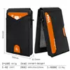 Cartera para Tarjetas Bancarias Personalizada Transfronteriza con Múltiples Ranuras para Tarjetas, Portatarjetas Magnético Antirrobo, Estuche Plegable de Aleación de Aluminio para Tarjetas de Identificación, 80% de descuento