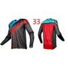Traje de Carrera de Manga Larga Bicicleta de Montaña Campo Traviesa Secado Rápido Camisa Cultural Tld Traje de Descenso Fox Traje de Ciclismo Superior