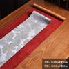 Tapete de Chá Brocado Novo Chinês Impermeável Tecido para Mesa de Chá Caminho de Mesa Zen Luxo Leve Jacquard Sofisticado Tapete de Chá Longo Toalha de Mesa para Chá