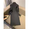 Elegante gabardina para mujer, nueva colección de otoño 2026, longitud media, abrigo fino de principios de otoño, ropa de mujer de moda