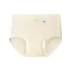 Roupa íntima de algodão puro para meninas, ursinho fofo e macio, sem costura, respirável, 10A, antibacteriana, entrepernas estendido, confortável, elástica, roupa íntima para meninas estudantes
