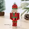 Nuevo Colgante de Árbol de Navidad Transfronterizo Helado Azul Encanto Pequeña Navidad de Caramelo Navideño Tridimensional Reno Adornos