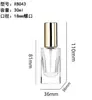 Botellas de Perfume en Stock 15/30ml Botellas de Vidrio Transparente para Perfume Botellas Vacías Botellas Pequeñas con Atomizador Botellas con Atomizador Recargables Venta al por Mayor