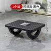 Reposapiés de oficina con pedal, reposapiés debajo de la mesa, taburete escalón, antienrollamiento de dos patas, artefacto con pedal de apoyo, juego de reposapiés