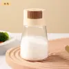 Garrafa de Controle Quantitativo de Sal com Um Toque para Cozinha Doméstica, Selada, à Prova de Umidade, à Prova de Poeira, Multifuncional, Grau Alimentício, Garrafa de Tempero Edição Limitada