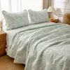 Capa de colchão macia de gaze de seis camadas para mãe, bebê, cama infantil, lençóis de dormitório de solteiro, colcha ampliada de cama de casal, tatame