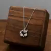 Comercio Exterior de Amazon Venta Caliente Collar de Acero de Titanio Temperamento Femenino Circonita Microincrustada Personalidad Cadena para Clavícula de Alto Sentido Colección Joyería