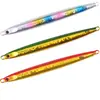 Plancha de hierro costera larga 10g-100g meneo lento lance largo pesca en mar con ojos pez plomo 10 colores papel de color láser bolsa de PVC