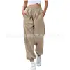 Amazon 2023 Pantalones Deportivos Sueltos de Cintura Alta para Mujer Cómodos de Cintura Alta Sin Cordón Sudadera Casual con Bolsillo