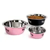 Tazón de Acero Inoxidable para Perros Transfronterizo, Tazón de Comida, Antideslizante y Resistente a Caídas, Tazón para Beber Perros, Comedero de Acero Inoxidable para Perros Grandes y Gatitos