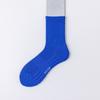 Calcetines para Hombre, Para Todas las Estaciones, Calcetines Deportivos de Rizo para Hombre, Color Puro Negro y Blanco, Calcetines de Tubo Corto y Medio, Calcetines de Malla de Algodón Transpirable