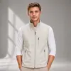 Chal de Otoño e Invierno para Hombre Color Sólido Cuello Alto Versátil para el Trabajo Tallas Grandes Casual Cortavientos Transpirable Múltiples Bolsillos Chaqueta con Cremallera