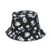 Sombrero de Cuenca con Estampado de Palmera Europeo y Americano Transfronterizo para Hombres y Mujeres Sombrero de Sol Protector Solar Sombrero de Pescador para Hombres y Mujeres sombreros de cubo