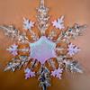 Decoraciones para árbol de Navidad copo de nieve acrílico copo de nieve para fotografía accesorios copo de nieve boda centro comercial diseño de tienda colgante de copo de nieve