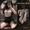 Lingerie provocante uniforme de secretária bodycon sexy role play OL tentação apaixonada plus size provocante sedutora para mulheres