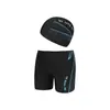Conjunto de Bañador con Letras Personalizadas, Traje de Baño de Competición para Hombre, Talla Grande Secado Rápido Bañador para Aguas Termales, Pantalones Cortos de Baño tipo Boxer