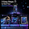 El Sellador para Pintura de Diamantes KineShineX es un spray de secado rápido y larga duración que evita que los diamantes se caigan y realza el brillo, sirviendo como un sellador protector para las pinturas de diamantes.