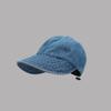 Sombrero Pot de Mujer para Primavera y Verano, Liso Versátil, Cubre Rostro, Circunferencia de Cabeza Grande, Moda, Visera de Pato, Protector Solar, Sombrero de Sol, Sombrero de Pescador de Mezclilla